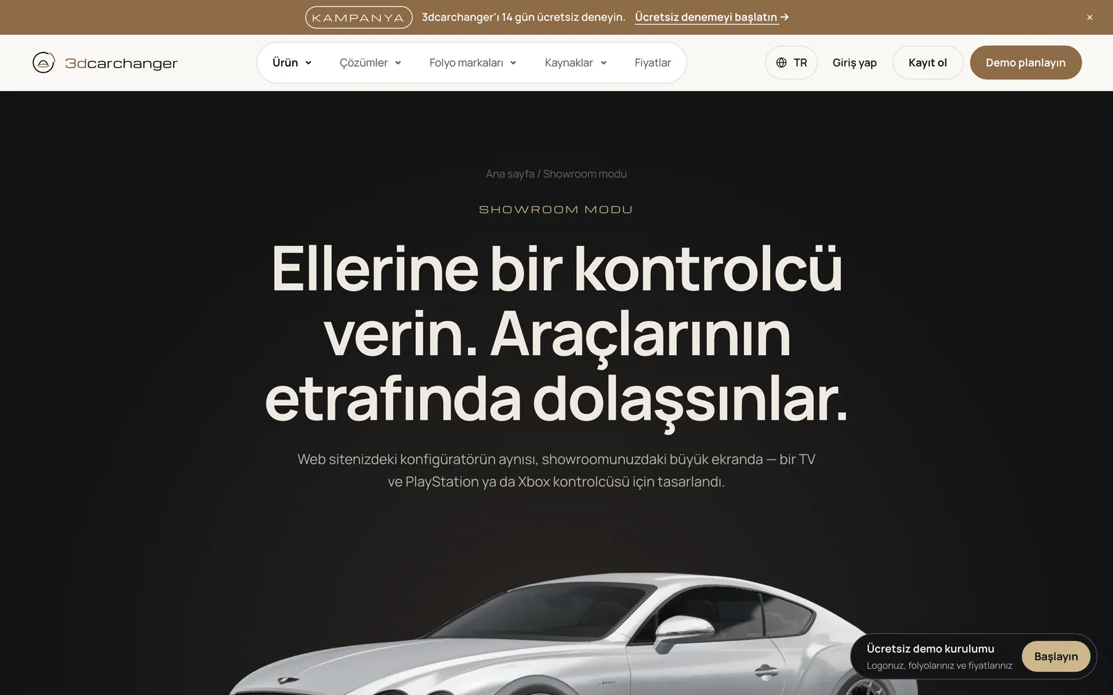 3D Car Changer showroom modu