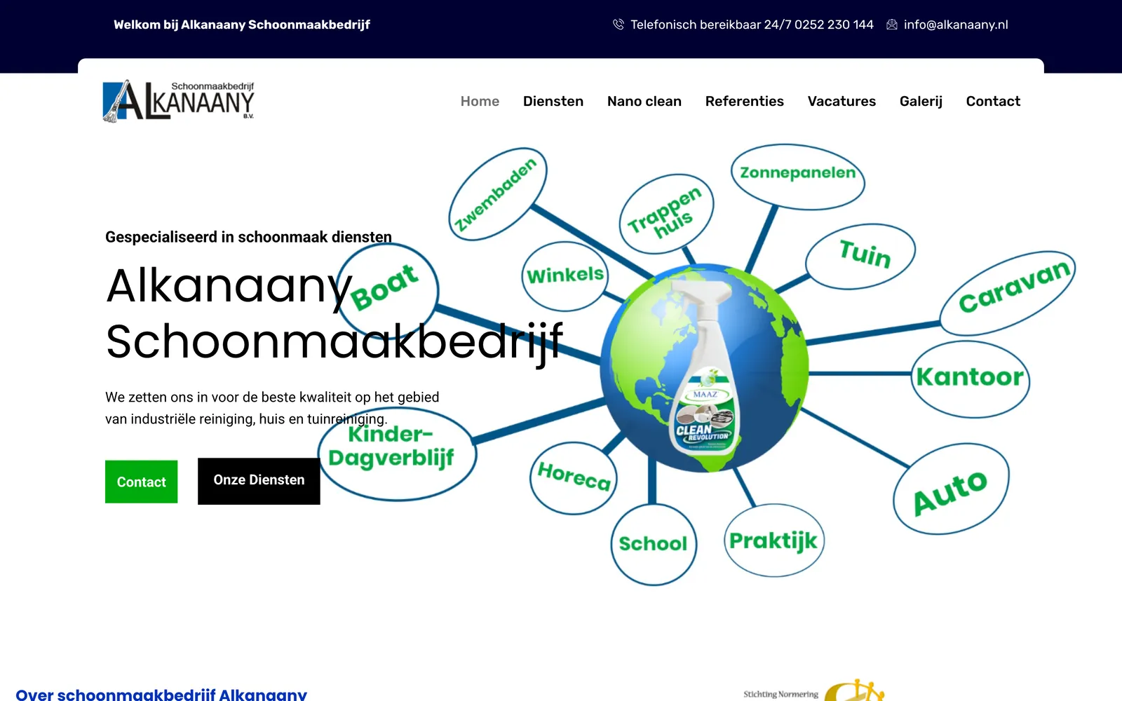 Alkanaany açılış ekranı