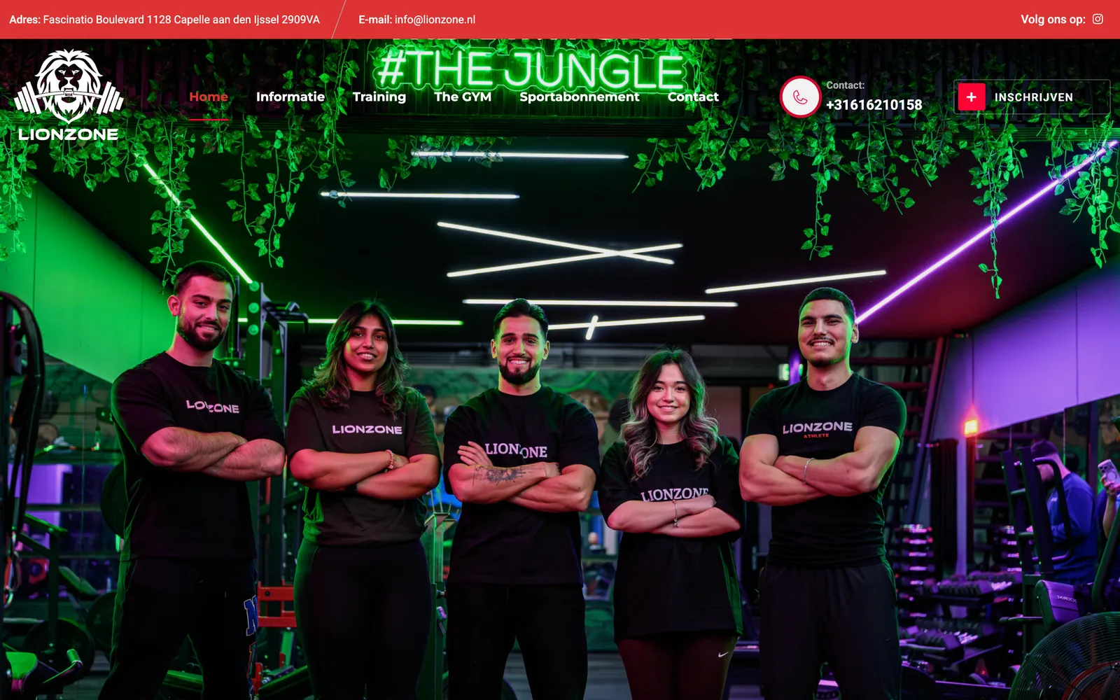 Lionzone açılış ekranı