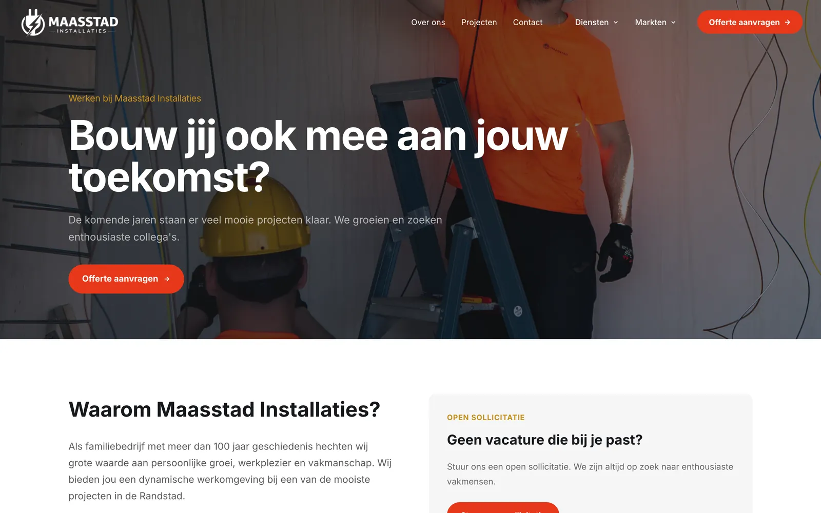 Maasstad Installaties kariyer sayfası