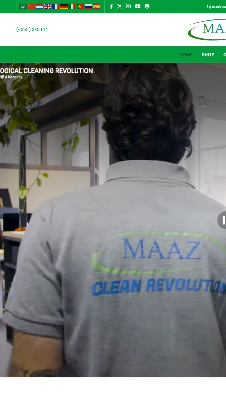 Maaz Clean Revolution projesinin ekran görüntüsü