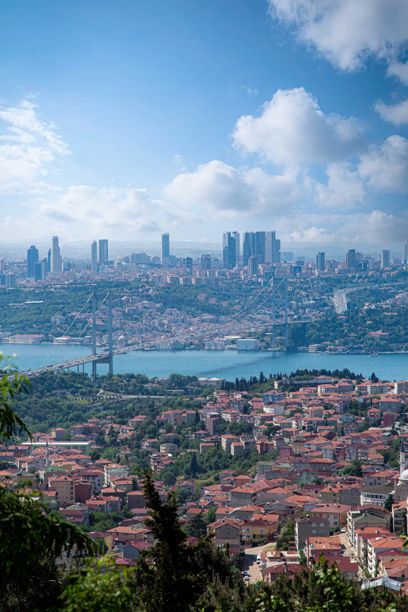İstanbul Levent iş merkezi silüeti
